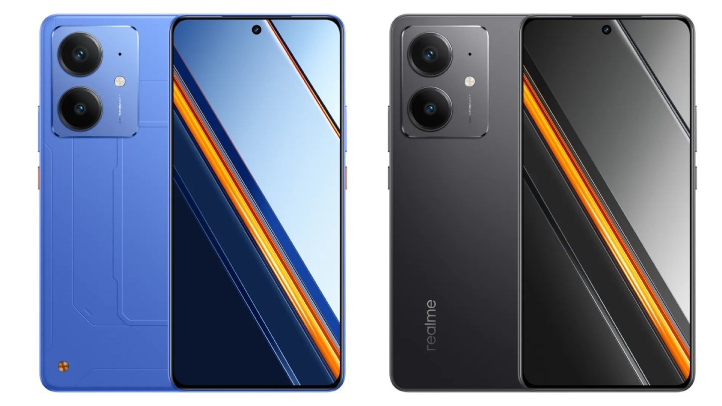 realme neo 7 se blue black Realme Neo 7 SE