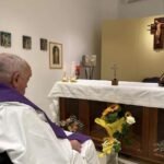 Vatican Releases Photo Of Pope Praying From Hospital Suite Chapel